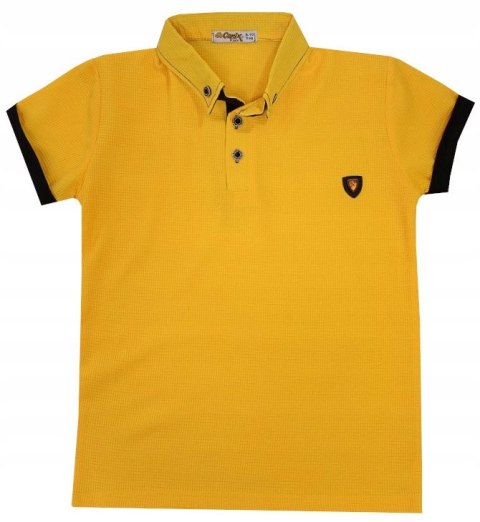 POLO POLÓWKA koszulka T-SHIRT żółty H308C POLO POLÓWKA koszulka T-SHIRT żółty H308C